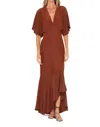 Jbq Women's Rumi Dress In Cognac In Brown