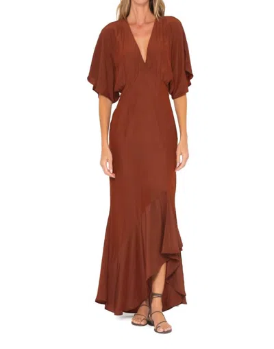 Jbq Women's Rumi Dress In Cognac In Brown