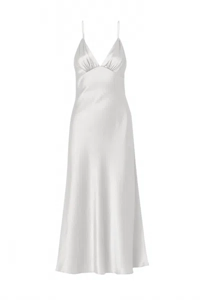 Jbq Women's Savannah Midi Dress In Silver In White