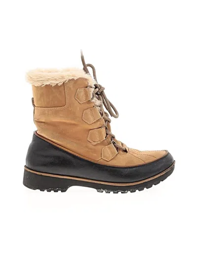 Pre-owned Jbu Ankle Boots In Brown