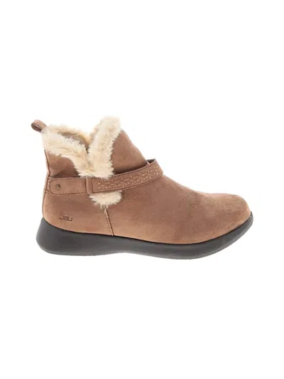 Pre-owned Jbu Ankle Boots In Brown