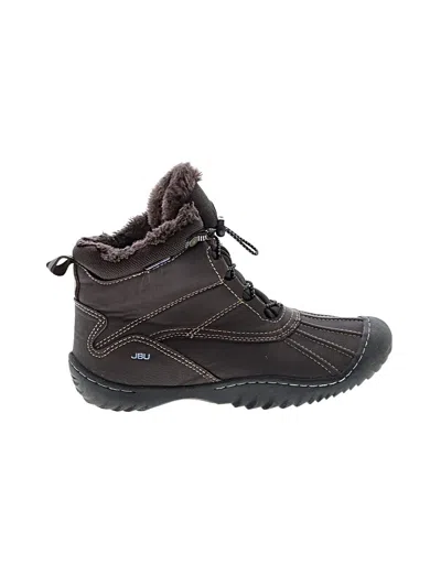 Pre-owned Jbu Ankle Boots In Brown