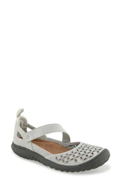 Jbu Bianca Mary Jane Sneaker In Light Grey