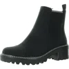 Jbu By Jambu B4re01 Womens Water Resistant Faux Fur Motorcycle Boots In Black