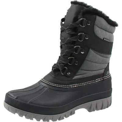 Jbu By Jambu Casey Womens Waterproof Man Made Winter & Snow Boots In Grey