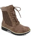Jbu By Jambu Fargo Womens Quilted Waterproof Ankle Boots In Brown