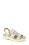 Jbu By Jambu Francis Platform Sandal In Cream Shimmer