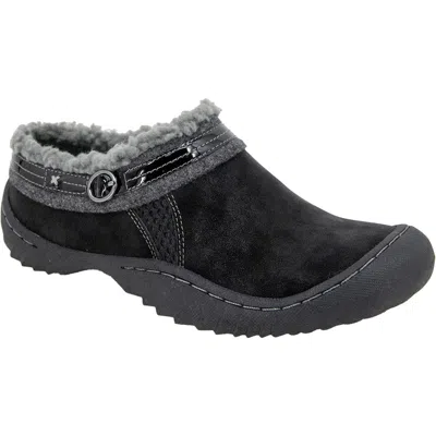 Jbu By Jambu Ginger Womens Faux Fur Lined Faux Fur Casual And Fashion Sneakers In Black