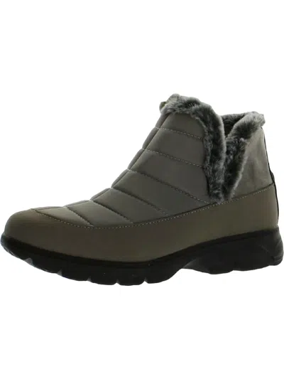Jbu By Jambu Granite Womens Polyester Ankle Winter & Snow Boots In Grey