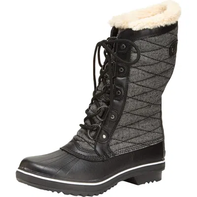 Jbu By Jambu Lorna Encore Womens Quilted Snow Winter Boots In Black