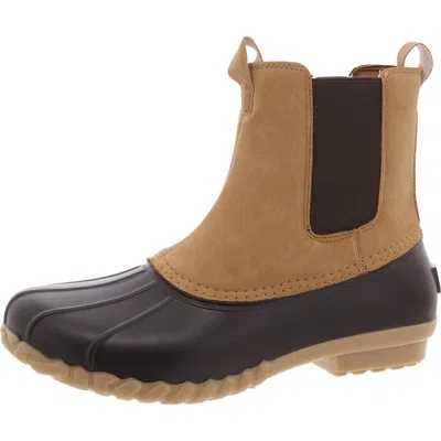Jbu By Jambu Milton Mens Faux Leather Outdoor Ankle Boots In Multi