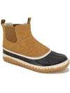 Jbu By Jambu Paisey Waterproof Womens Faux Leather Faux Fur Lined Rain Boots In Brown