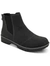 Jbu By Jambu Peacock Womens Round Toe Short Ankle Boots In Black