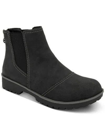 Jbu By Jambu Peacock Womens Leather Zipper Ankle Boots In Grey