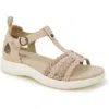 Jbu By Jambu Prague Sandal In Light Tan/champagne