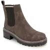 Jbu By Jambu Reed Womens Zipper Leather Booties In Brown