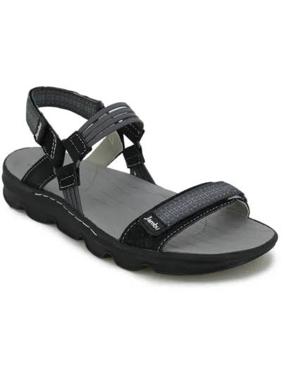 Jbu By Jambu Seaside Water Ready Womens Padded Insole Manmade Slingback Sandals In Multi