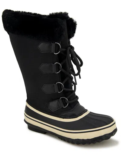 Jbu By Jambu Stormgate Womens Faux Fur Lined Duck Toe Winter & Snow Boots In Black