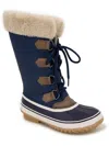 Jbu By Jambu Stormgate Womens Faux Fur Lined Duck Toe Winter & Snow Boots In Blue