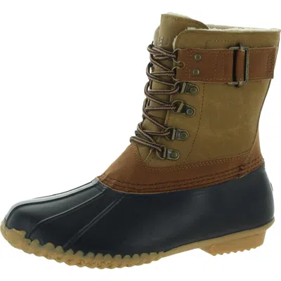 Jbu By Jambu Windsor Womens Leather Ankle Waterproof & Weather Resistant In Multi