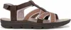 Jbu By Jambu Women's Bay Encore Water Ready Flat Sandal In Dark Brown/taupe In Brown