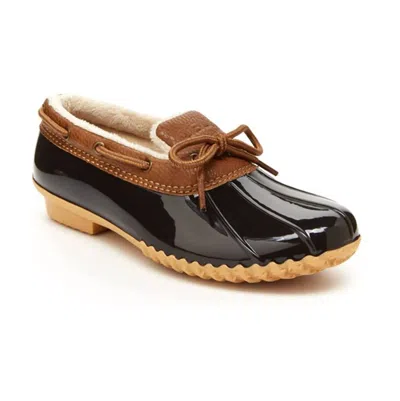 Jbu By Jambu Woodbury Womens Mixed Media Slip-on Sneakers In Black