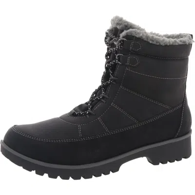 Jbu By Jambu Womens Faux Fur Faux Leather Winter & Snow Boots