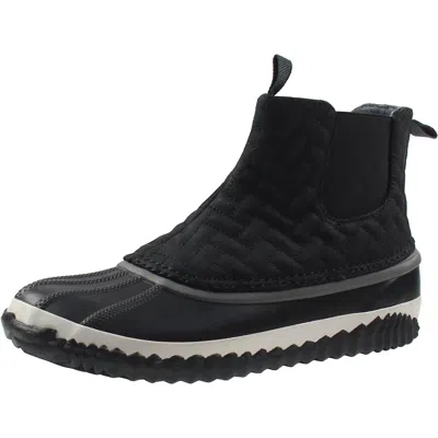 Jbu By Jambu Womens Faux Fur Lined Booties In Black