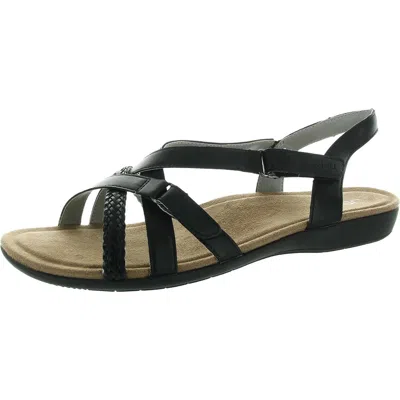 Jbu By Jambu Womens Strappy Canvas Strappy Sandals In Black