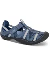 Jbu By Jambu Womens Strappy Man Made Flatform Sandals In Dark Denim/steel Blue