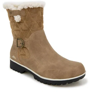 Jbu By Jambu Womens Water Resistant Faux Fur Shearling Boots In Grey