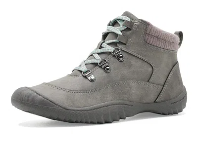 Jbu Chai Water-resistant Women's Boots Grey: 6 M, Suede In Gray
