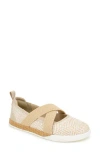 Jbu Elm Flat In Cream Raffia