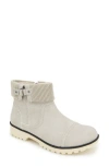 Jbu Women's Karissa Encore Water Resistant Round Toe Booties In Stone White