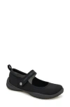 Jbu Women's Summer Mary Jane Flat Shoe In Black