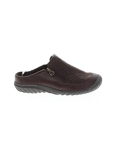 Pre-owned Jbu Mule/clog In Brown