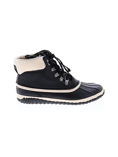 Pre-owned Jbu Rain Boots In Black