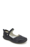 Jbu Raven Mary Jane Flat In Black/shimmer