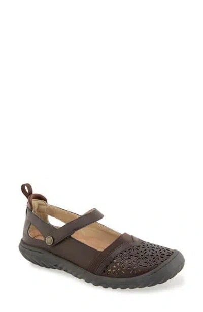 Jbu Rya Slip-on Flat In Chocolate