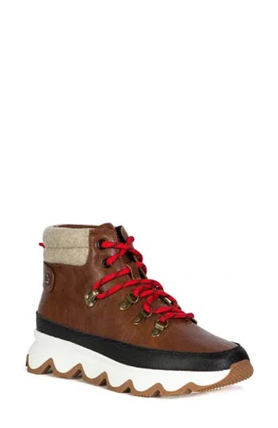 Jbu Sorento Water Resistant Faux Leather Boot In Brown