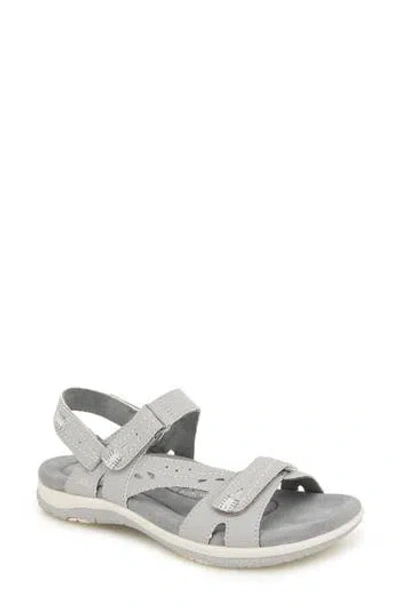 Jbu Stephie Strappy Sandal In Grey/pearl