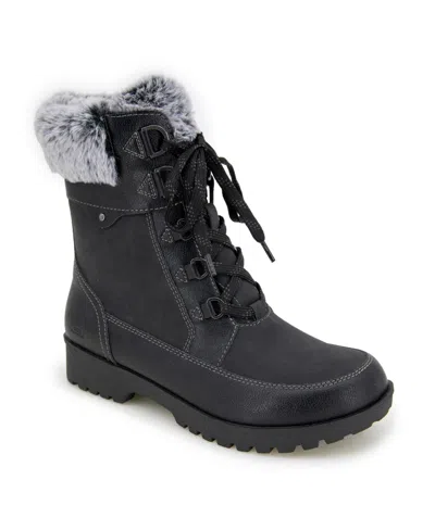 Jbu Women's Antonio Waterproof Boots In Black