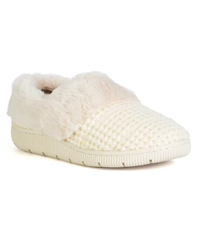 Jbu Women's Baylor Casual Slip-on Flats In Cream