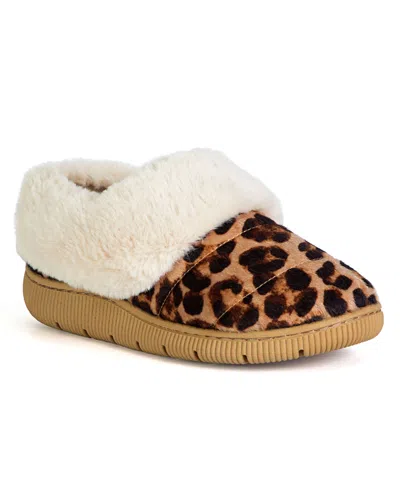 Jbu Women's Baylor Casual Slip-on Flats In Leopard