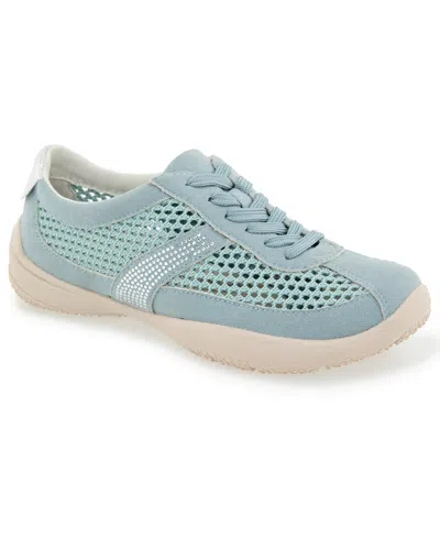 Jbu Women's Dion Round Toe Casual Sneakers In Blue