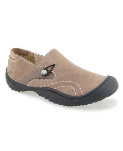 Jbu Women's Johanna-wide Closed Casual Denim Flats In Multi