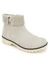 Jbu Women's Karissa Encore Water Resistant Round Toe Booties In Stonewhite