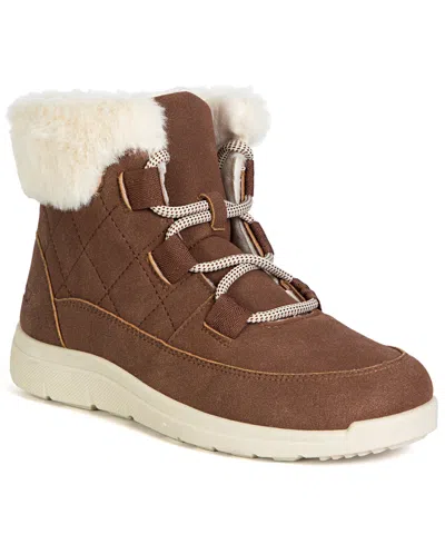 Jbu Women's Noelle Casual Lace-up Boots In Brown