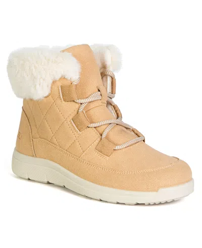 Jbu Women's Noelle Casual Lace-up Boots In Brown
