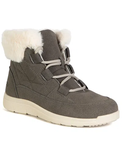 Jbu Women's Noelle Casual Lace-up Boots In Green